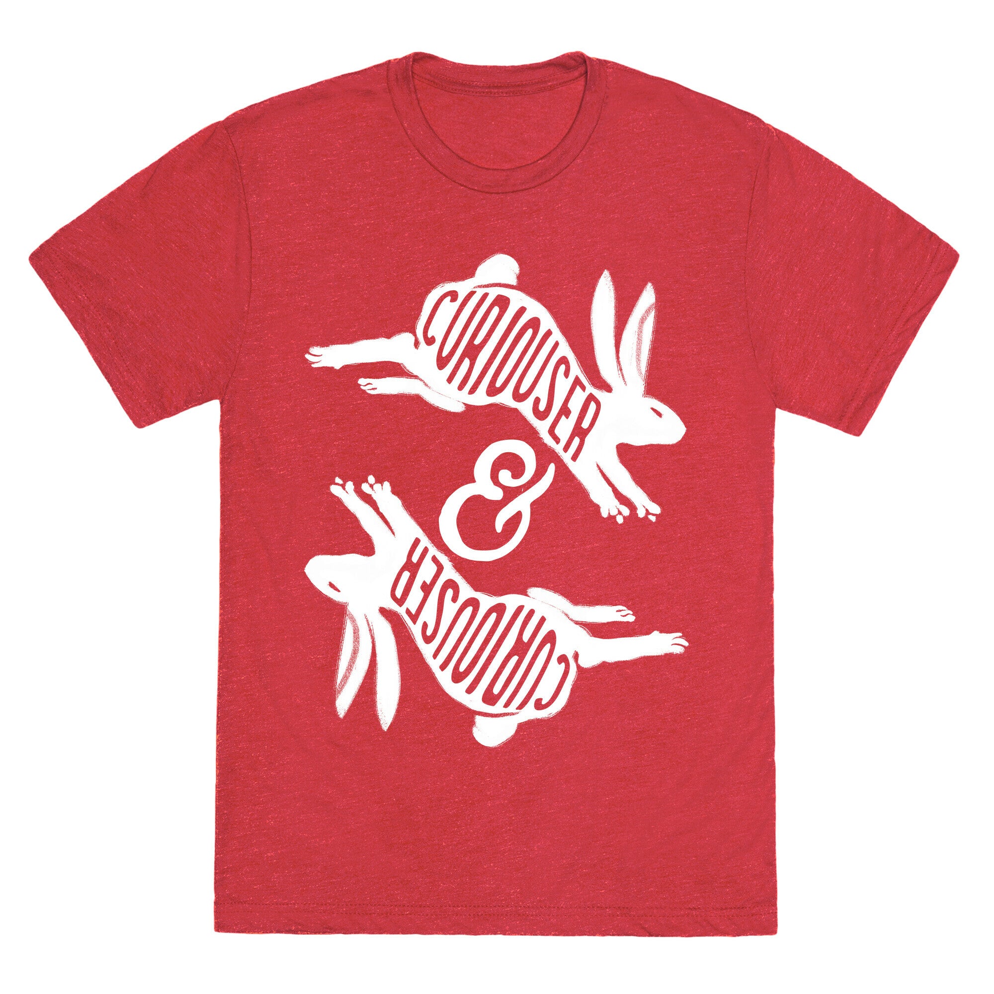 Curiouser And Curiouser Unisex Triblend Tee